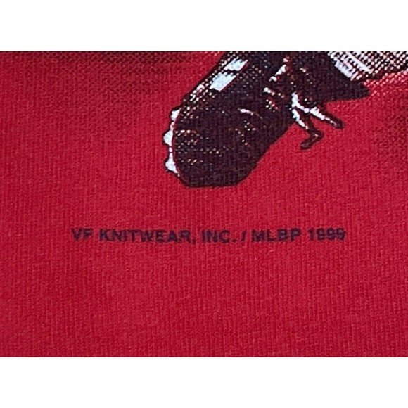 Vintage Mark McGwire The Cardinal Rule Tshirt Red Mens XXL 1999 - Picture 3 of 3